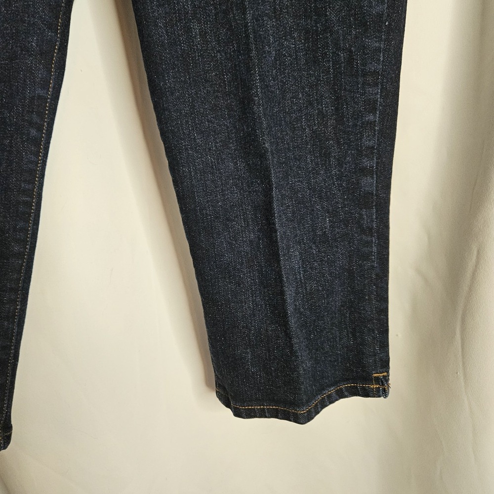 LRL Lauren Jeans Co Classic Midcalf Womens Size 10 Ralph Lauren Dark Wash - Picture 4 of 12